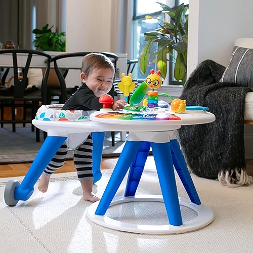 Baby Einstein Around We Grow 4-in-1 Walker, Discovery Activity Center and Table, Age 6 Months and up - Jamouz