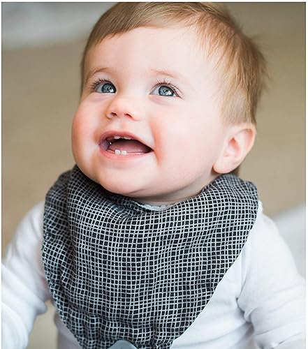 Nuby Reversible 100% Natural Cotton Muslin Teething Bib - Jamouz