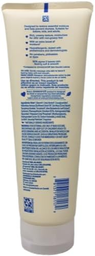 Johnson's Skin Nourish Creamy Oil, Aloe Scent & Vitamin E, Creamy Oil Helps Prevent Dryness & Moisturizes Baby's Delicate Skin for 24 Hours, Hypoallergenic & Non-Greasy, 8 fl. oz - Jamouz