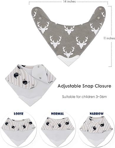 Giftty Baby Teething Bibs Set - Jamouz