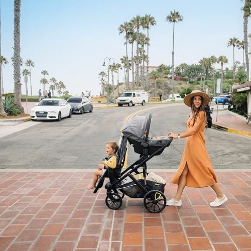 Veer Switchback Second Seat Adapter Kit | Easily Add an Additional Switchback Seat, Bassinet, or Infant Car Seat (with Adapters Sold Separately) to The &Roll Stroller Frame - Jamouz