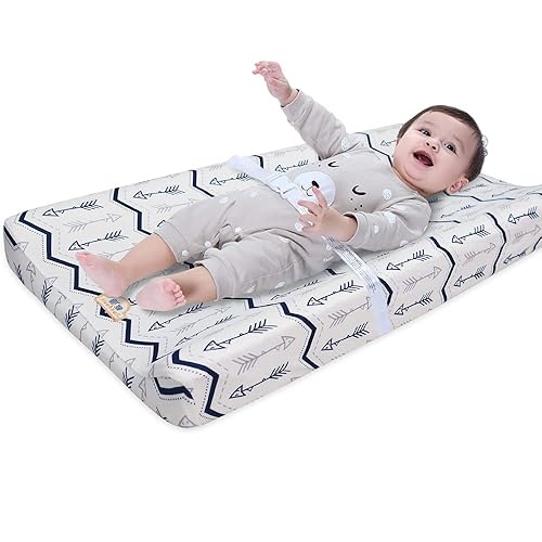 Super Soft and Stretchy Changing Pad Cover 2pk by BlueSnail (Heather Grey) - Jamouz