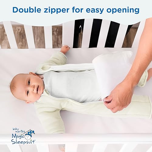 Magic Sleepsuit Baby Merlin's 100% Cotton Baby Transition Swaddle - Baby Sleep Suit - Lavender colour -for 3-6 Months baby - Jamouz