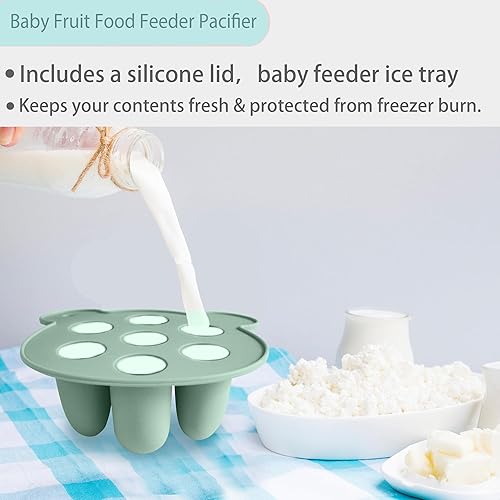 Baby Food Freezer Tray and Teething Popsicle Molds – The Perfect Solution for Your Little One's Teething and Feeding Needs - Jamouz