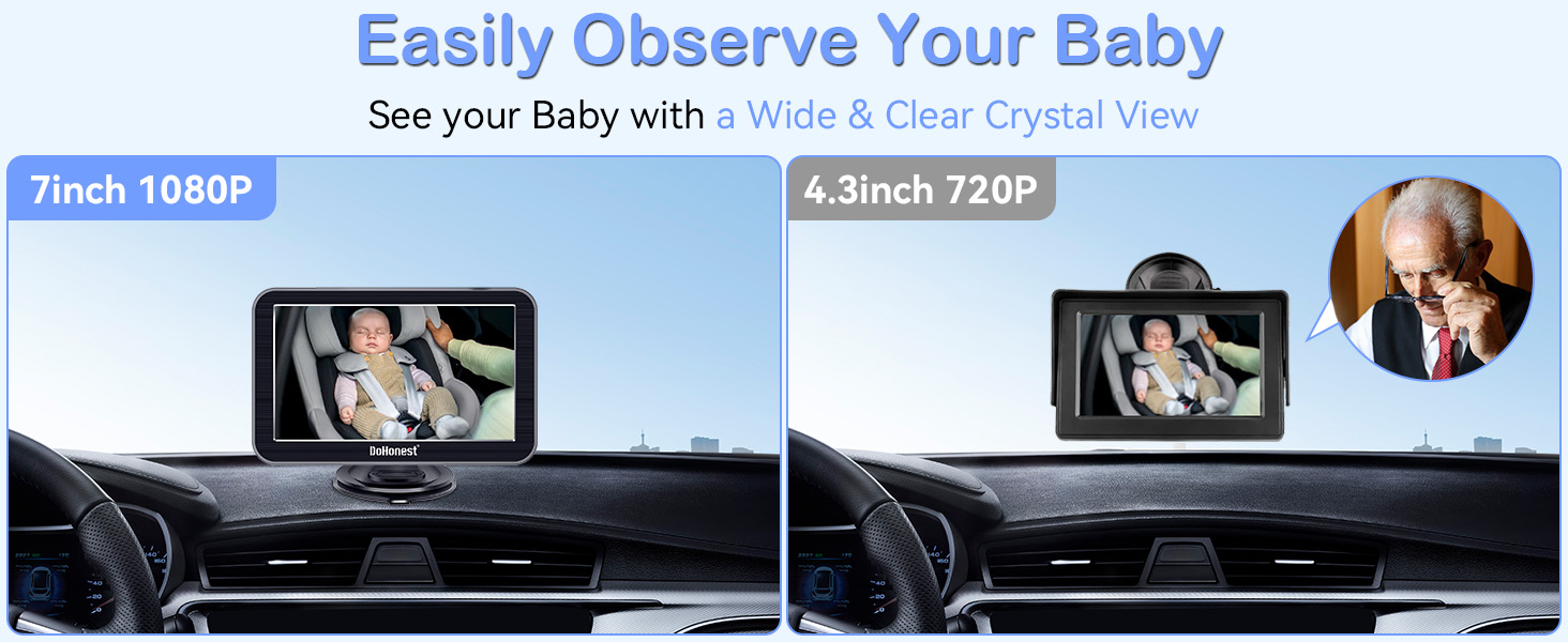 car seat camera for baby rear facing