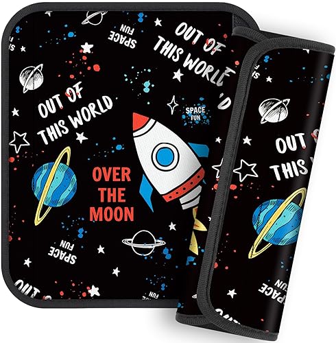 Akkya 2 Pack Seat Belt Cover Pad, Seatbelt Cushion Car Seat Strap Pads for Kids Cute Shark Carseat Stroller Shoulder Strap Protector Accessories - Jamouz