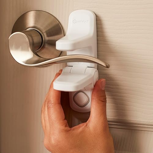 Safety 1st OutSmart Child Proof Door Lever Lock, White, 1 Count - Jamouz