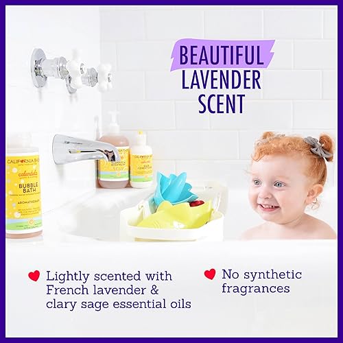 California Baby Calendula Aromatherapy Bubble Bath 13 fl oz (390 ml) - Jamouz