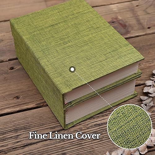 Small 4x6 Photo Album with Writing Space Holds 30 Photos Ideal for Wedding Theme-Album and Baby Photo Album (Beige) - Jamouz