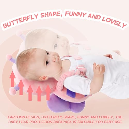 Baby Head Protector Backpack: Alarm Function,Adjustable and Ultra-Light(Bee) - Jamouz