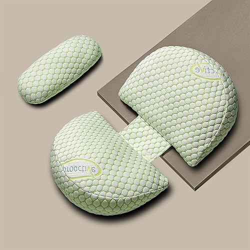Pregnancy Pillows for Sleeping, Soft Pregnancy Pillow Side Sleeper with Detachable and Adjustable Pillow Cover, Maternity Body Pillow for Pregnancy Belly/Back Support - Jamouz