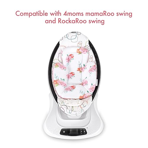 Minne Baby Infant Insert, Cool Mesh Fabric Newborn Insert Compatible with 4Moms MamaRoo and RockaRoo Swing, Soft and Breathable with Head and Body Support - Jamouz
