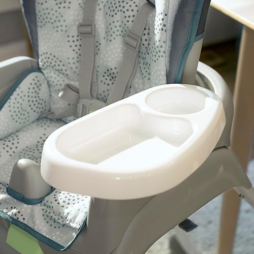 Ingenuity Full Course 6-in-1 High Chair - Baby to 5 Years Old, 6 Convertible Modes, 2 Dishwasher Safe Trays - Astro, 13108 - Jamouz