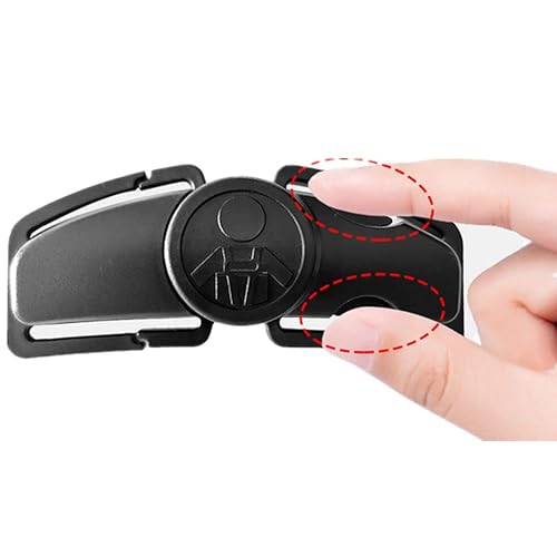 Universal Child Car Seat Chest Harness Clip Universal Safer Belt Clip Buckle Lock Stroller Chest Clip Adjustable Guard for Baby and Kids (Black) - Jamouz