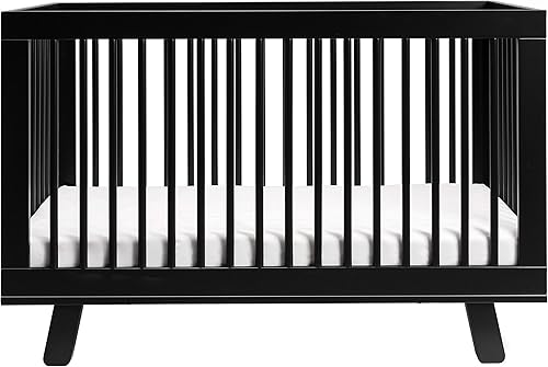 babyletto Hudson 3-in-1 Convertible Baby Crib with Toddler Bed & Daybed Conversion - Easy to Assemble - GREENGUARD Gold Certified w/ 4 Adjustable Mattress Heights - Natural - Jamouz