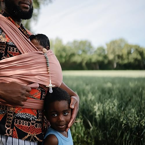 mushie 100% Silicone Baby Pacifier Clip BPA Free | Eva (Mauve) - Jamouz