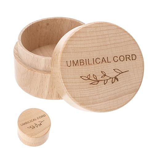 Umbilical Cord Keepsake Box for Umbilical Cord Storage Baby Keepsake Box Carved with Umbilical Cord as Baby Memory Box for Keepsakes Baby Keepsake Gifts for Baby Keepsake Newborn Baby Shower - Jamouz