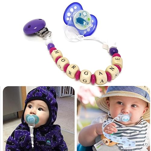 10 Clean Food Grade Transparent Silicone Adapter Rings Holder for Button Style Maam Dummy Baby Pacifier Soother Teething Ribbon Clip - Jamouz