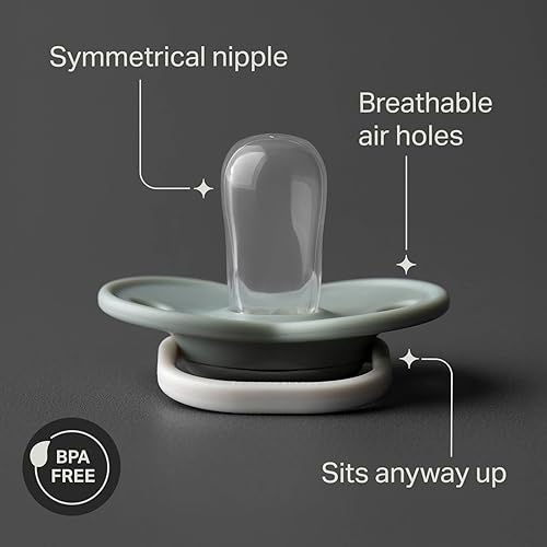 Tommee Tippee Fun Pacifier, 18-36 Months, 6 Pack with a Symmetrical, BPA Free Silicone Nipple - Jamouz