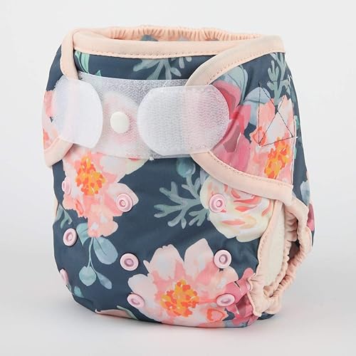 Baby Cloth Diaper Cover Nappy Hook and Loop Double Gusset 6.6lbs to 33lbs (Rabbits Wolves) - Jamouz