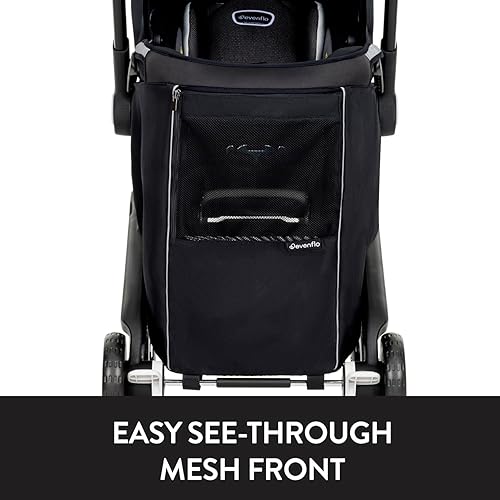 Evenflo Shyft DualRide Carryall Storage Bag (Black) - Jamouz