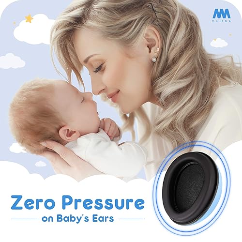 Mumba Baby Ear Protection Noise Cancelling Headphones for Babies and Toddlers Baby Earmuffs - Ages 3-24+ Months - Jamouz