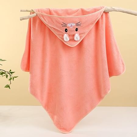 Hooded Baby Towel - Premium Soft Bath Towel for Baby, Newborn,Infant - Ultra Absorbent,Natural Baby Stuff Towel, Soft Coral Velvet Coral Fleece Bath Towel for Boys and Girls (Happy Dinosaur - Jamouz