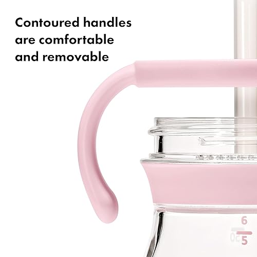OXO Tot Transitions Straw Cup with Handles 6 oz. - Opal and Dusk - 2 Pack - Jamouz
