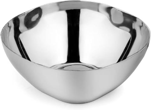 Ahimsa Stainless Steel Bowls for Kids - Pediatrician Designed, 12oz Toddler Bowl, Non Toxic Stainless Steel Snack Bowls Set, Non Plastic Kids Bowl, Dishwasher Safe (Set of 4 Classic) - Jamouz