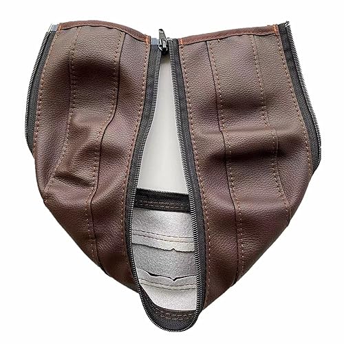 MINILUJIA Baby Stroller Armrest Bumper Handlebar Sleeve Cover Universal Handle Cover DustProof Protect PU Leather Case with Removable Zipper Black - Jamouz