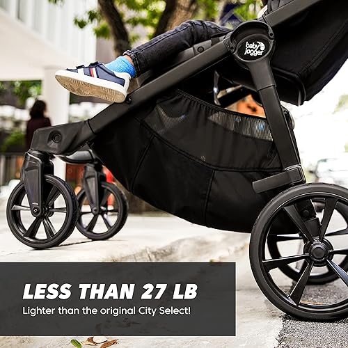 Baby Jogger City Select 2 Single-to-Double Modular Travel System, Includes City GO 2 Infant Car Seat, Radiant Slate - Jamouz