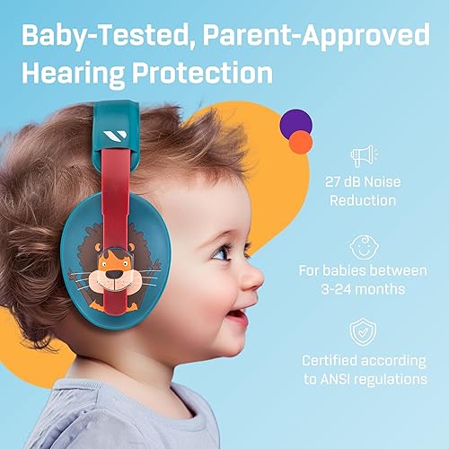 Vanderfields Baby Ear Protection Noise Cancelling Headphones for Babies, Toddlers, Infants 3 months to 2 years - Jamouz