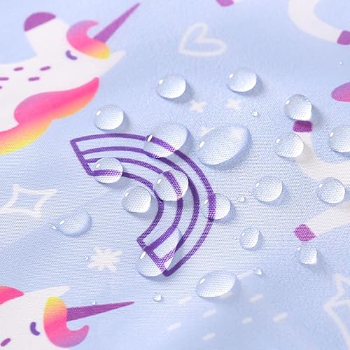 Long Sleeved Bibs, Pack of 5,Lightweight Waterproof Shirt Bibs for Baby Toddler 6-30 Months - Jamouz