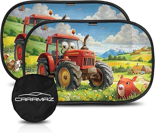 Car Window Shade for Baby with Certified UV-Protection 2 Pack - 20'x12' - Jamouz