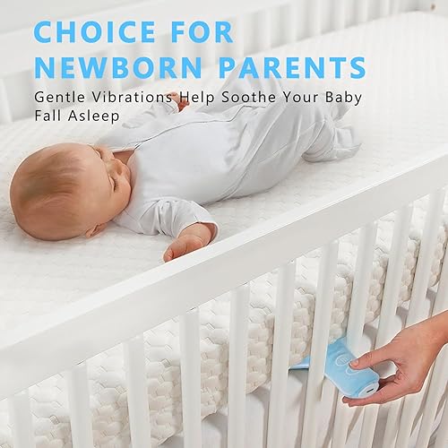 Baby Vibrating Soother, Baby Sleep Soother, Crib Vibrating Soother, 3 Vibration Modes, Help Baby Sleep, Crib Soother, Newborn Baby Essentials, Registry Gift, Shower Gift - Jamouz