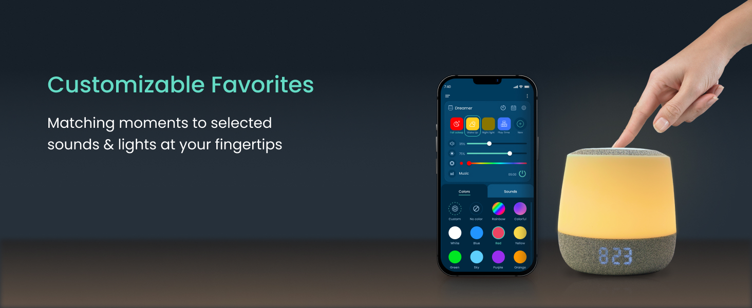 babysense dreamer customizable favorites