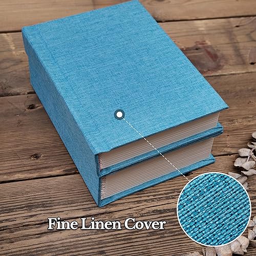 Small 4x6 Photo Album with Writing Space Holds 30 Photos Ideal for Wedding Theme-Album and Baby Photo Album (Beige) - Jamouz