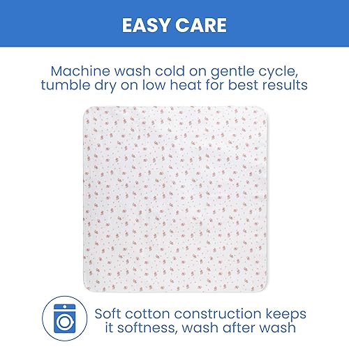 Delta Children 100% Cotton Flannel Baby Receiving Blankets for Girls and Boys – 30x30 Inches (Pack of 2), Safari Friends - Jamouz