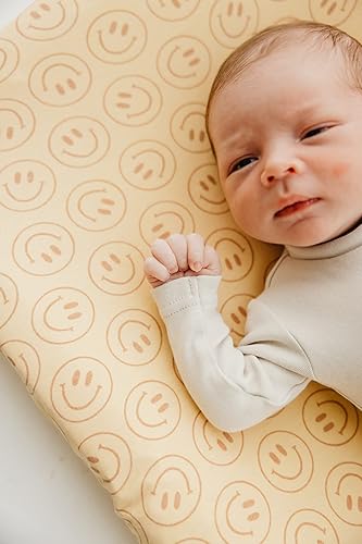 Copper Pearl Premium Knit Changing Pad Cover Soft, Stylish, and Universal Fit for All Standard Diaper Changing Pads, Trendy Design Changing Pad Covers, Briar - Jamouz