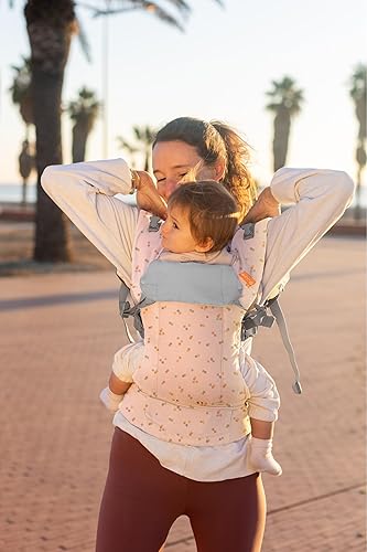 Beco Baby Carrier Gemini Newborn to Toddler-Front, Back and Hip Seat Carrier,Baby Carrier Backpack & Baby Front Carrier with Adjustable Seat,Ergonomic Baby Holder 7-35lbs (Grey) - Jamouz