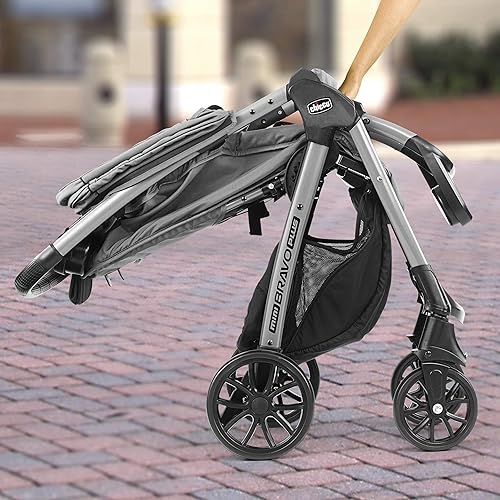 Chicco Mini Bravo Plus Travel System - Slate | Grey - Jamouz