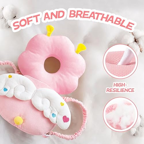 Baby Head Protector Backpack: Alarm Function,Adjustable and Ultra-Light(Bee) - Jamouz