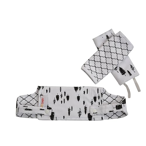 Baby Carrier Cover Organic Cotton Drool Teething Pads Fit Ergobaby All Carriers - Jamouz