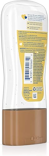 Johnson's Baby Oil Gel, Moisturizing Baby Massage Mineral Oil Enriched with Shea & Cocoa Butter, Dry Skin Relief for Babies, Kids & Adults, Nourishing & Gentle on Delicate Skin, 6.5 fl. oz - Jamouz