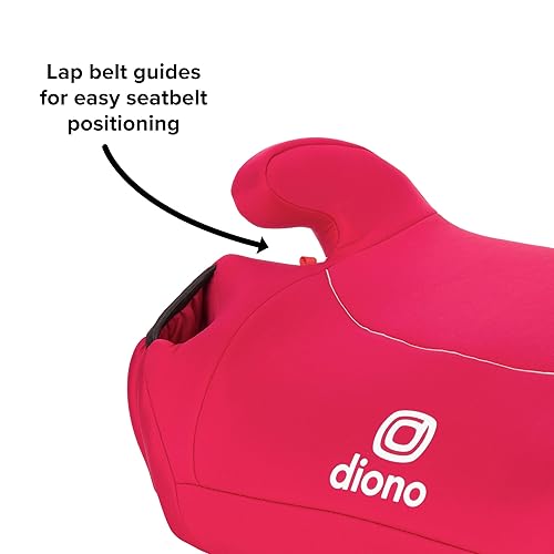 Diono Solana, No Latch, Pack of 2 Backless Booster Car Seats, Lightweight, Machine Washable Covers, Cup Holders, Black - Jamouz