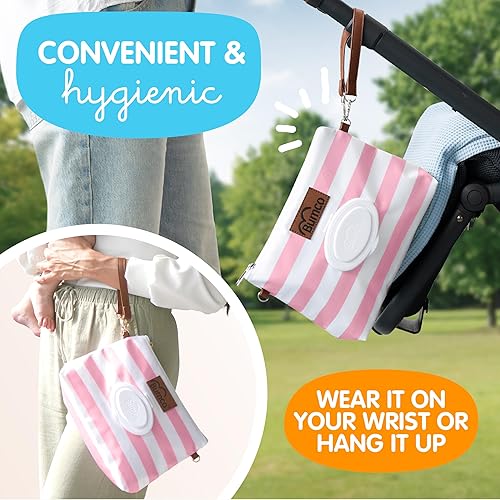 Bumco Diaper Clutch Bag - Mini Diaper Cream Spatula & Wipes Dispenser, BPA-Free Butt Spatula Baby Essentials - Jamouz