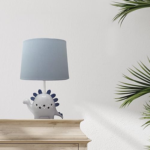 Levtex Baby - Trail Mix Table Lamp and Shade - White Tree with Grey Shade Lamp - Nursery Accessories - Measurements: 16 in. high and 8 in. Diameter - Jamouz