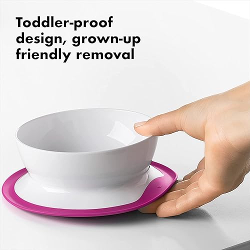 OXO Tot Stick and Stay Suction Bowl - Opal - Jamouz