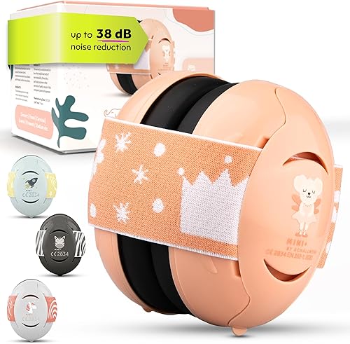 Schallwerk ® Mini+ Baby Ear Muffs – Noise Protection for Babies, Infants, Toddlers – CE & ANSI Certified Headphones - Jamouz