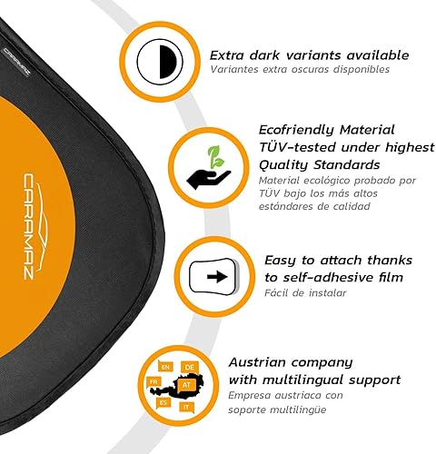 Car Window Shade for Baby with Certified UV-Protection 2 Pack - 20'x12' - Jamouz